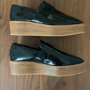 Sol Sana Platform Clog Loafer Anthropologie sz 38